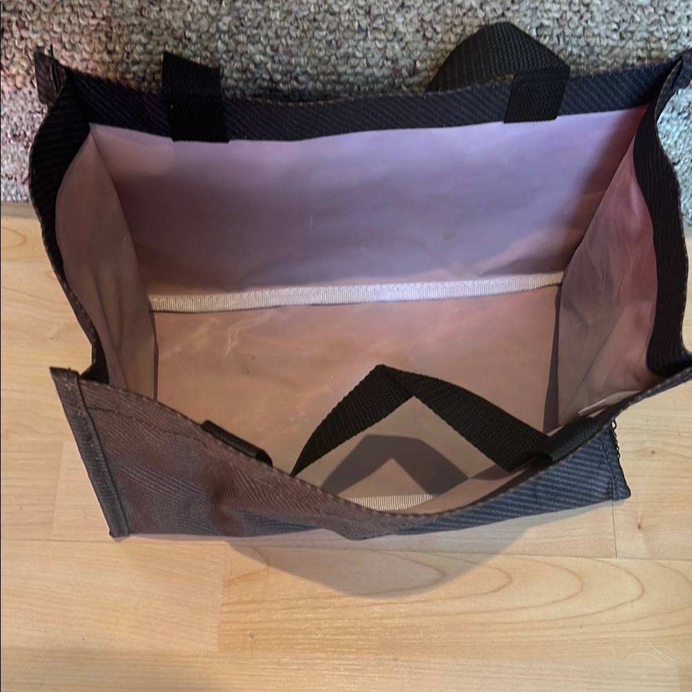 Thirty-One Black and Pink Tote Bag